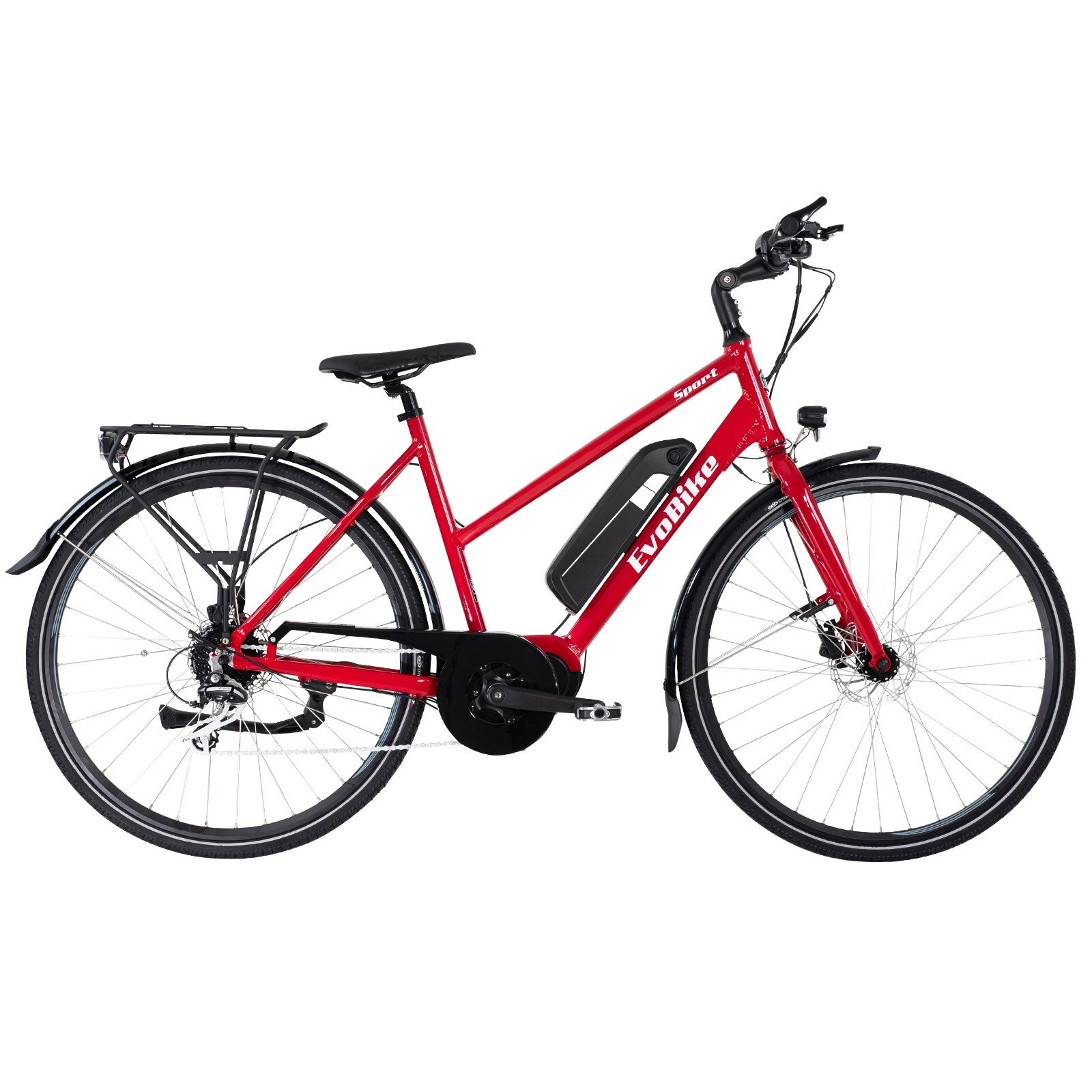 Elcykel EvoBike SPORT-8 Mid-Drive 250W - Dam